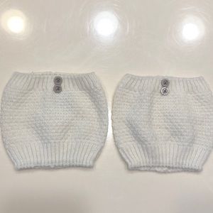Grace & Lace Boot Cuffs/Warmers (white)